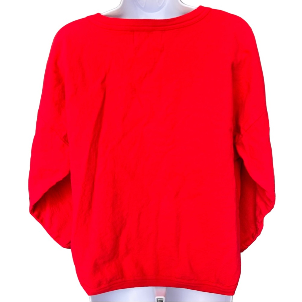 Vintage Forenza Ladies Long Sleeve Top 80s Red - Picture 2 of 6